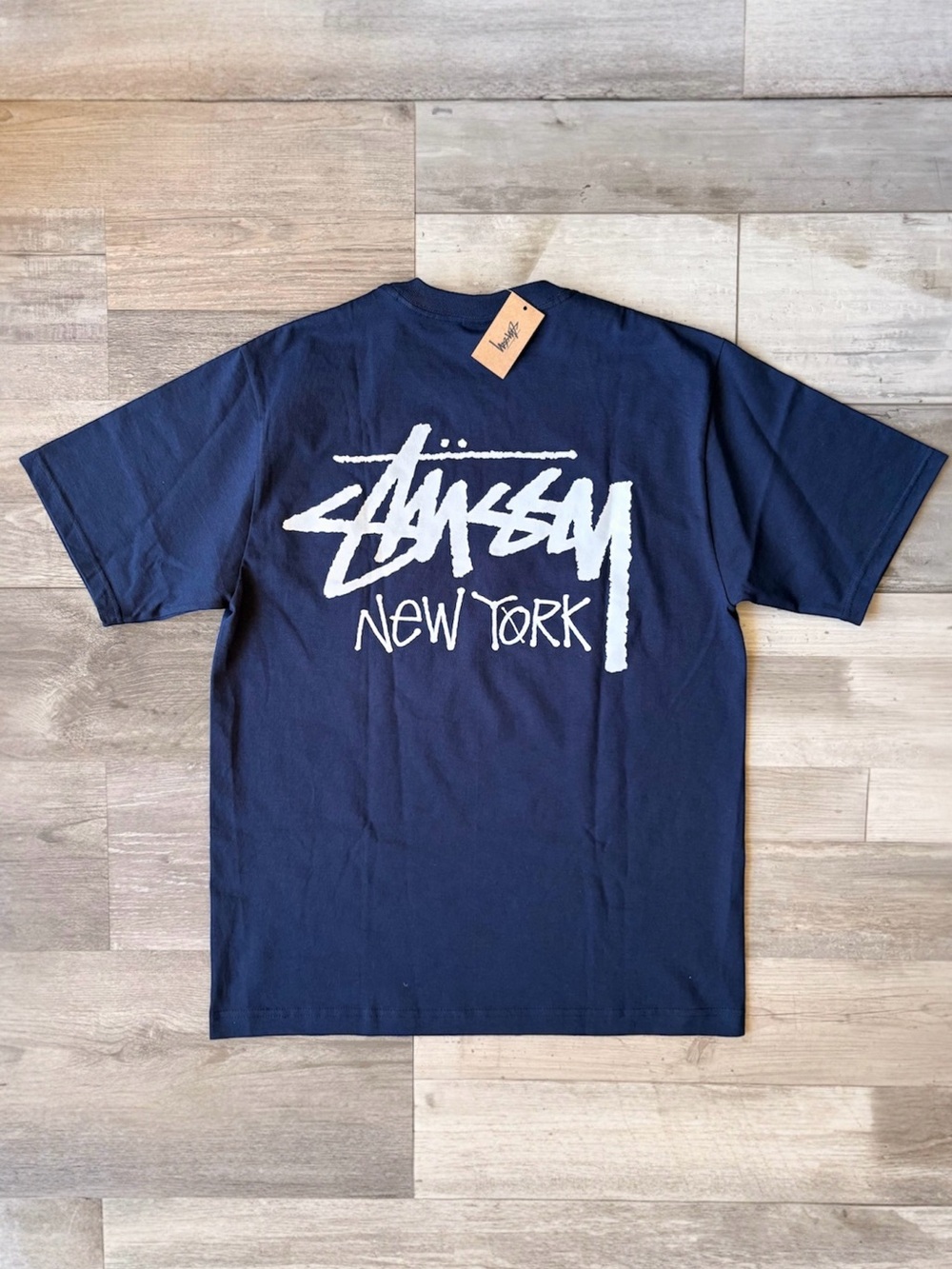 NWT Stussy New York Chapter Tee NYC Exclusive Size M Navy